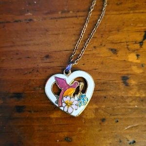 Vintage Hummingbird Necklace